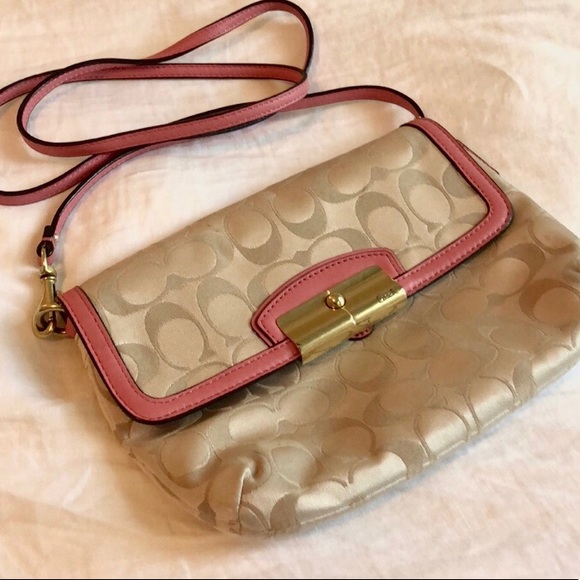 Coach Handbags - Pink and Cream Coach Handbag Coach Handbags - Pink and Cream Coach Handbag